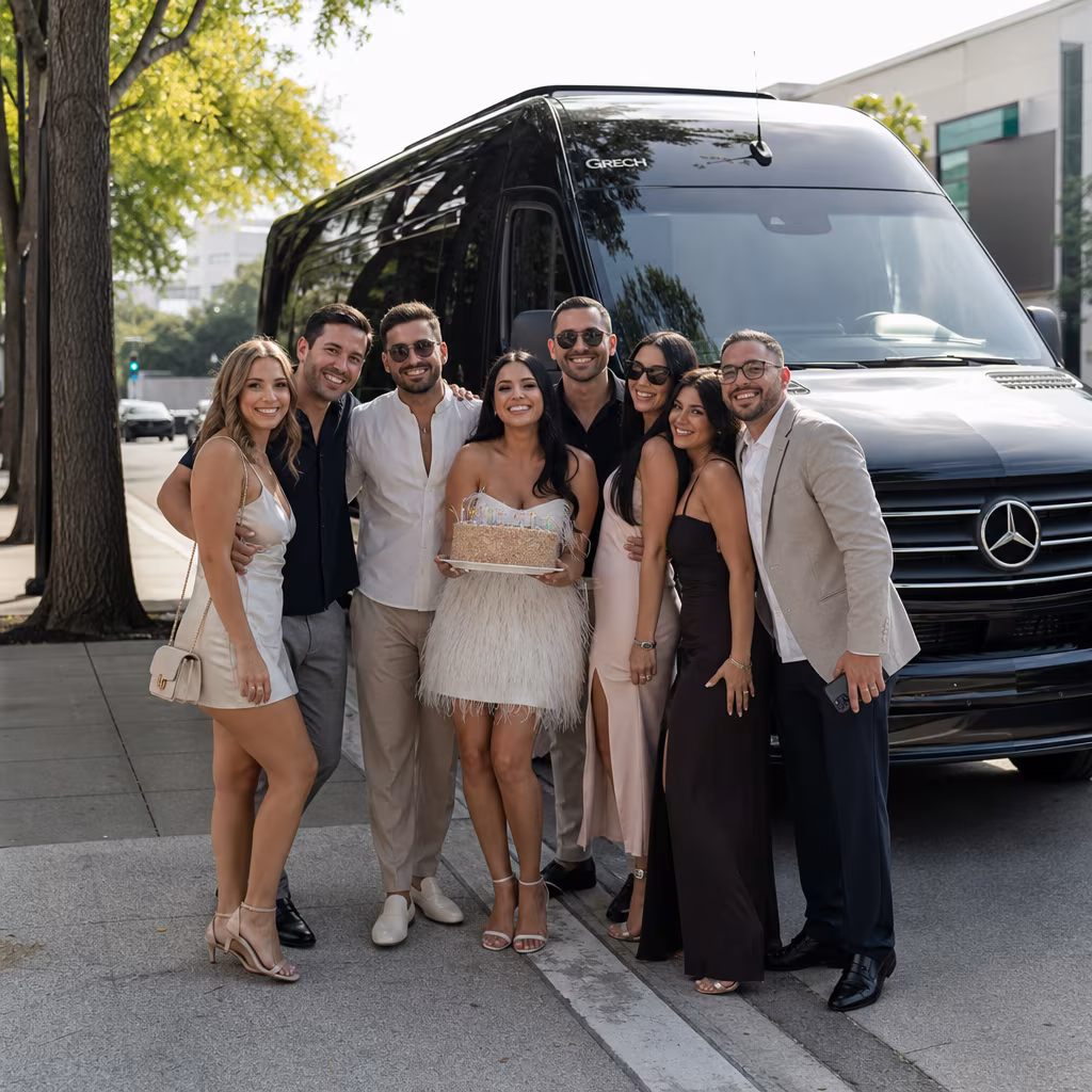 Birthday party bus